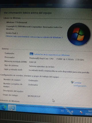 Ordenador HP Intel Pentium E5400