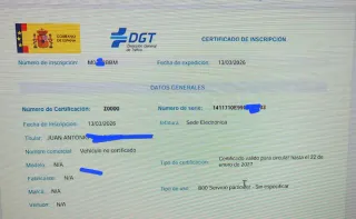 Patín Eléctrico Registrado DGT