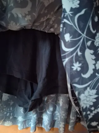 Falda pantalón corta con volantes