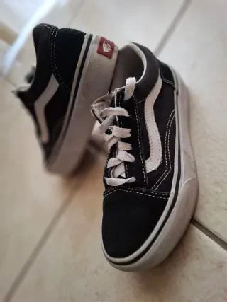 Scarpe Vans Old Skool Bambina Nere numero 32