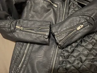 Chaqueta Biker Angelo Litrico Negra