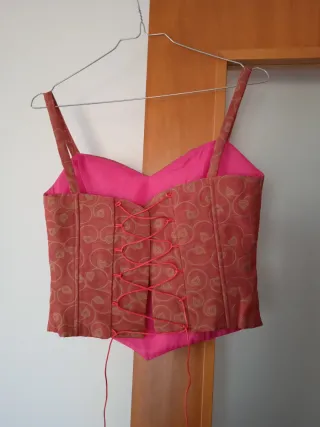 Vestido de fiesta rosa mujer