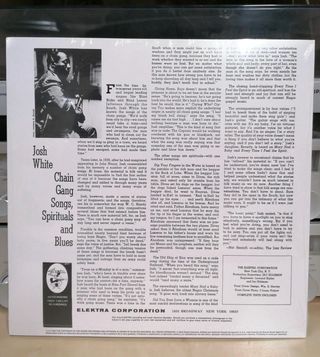 Lote 2 Vinilos Josh White: Blues & Spirituals