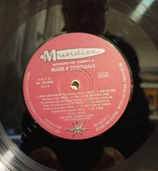 Lote 2 Vinilos Josh White: Blues & Spirituals