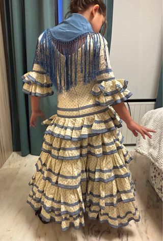 Vestido Flamenca Niña Lunares