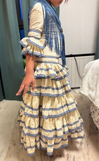Vestido Flamenca Niña Lunares