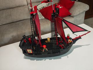 Barco Pirata Playmobil Rojo Custom