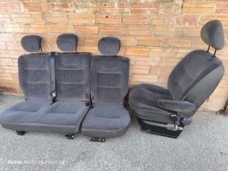 Juego de 3 asientos de coche y 1 asiento individua