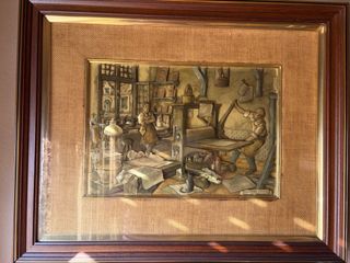 Cuadro de oficios antiguo