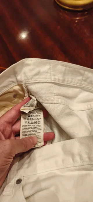 PANTALÓN LEVI'S 502 TM, CABALLERO, BLANCO, W32 L32