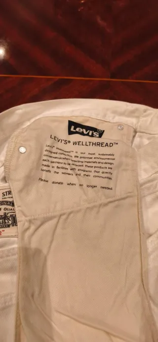PANTALÓN LEVI'S 502 TM, CABALLERO, BLANCO, W32 L32