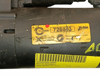 MOTOR ARRANQUE OPEL ASTRA H GTC Z19DT T625620R