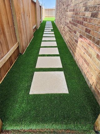 Cesped artificial reciclado