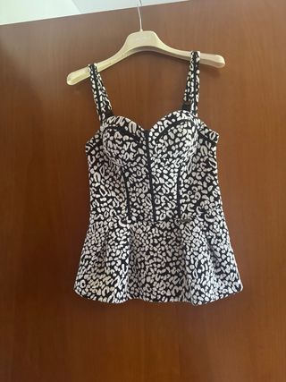 Guess Top Taglia S Leopardato