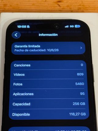 iPhone 16 Pro 256GB Negro 97%