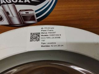 Puerta Lavadora Indesit IWE81262 B ECO TIPE LB 200