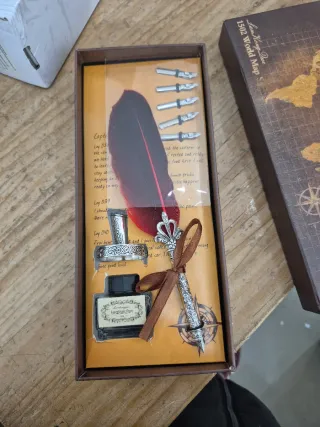 Set Pluma y Tinta Estilo Vintage