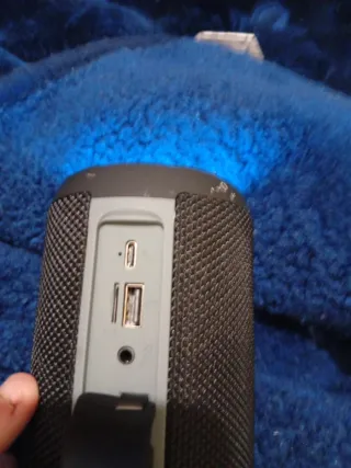 Altavoz Bluetooth T&G Negro/Azul