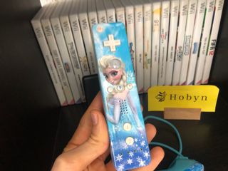 Mando Wii Elsa Frozen Azul Wii Motion Plus