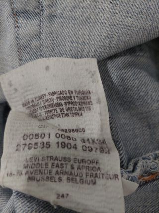 Calças Levi's 501 Tam 40 EU