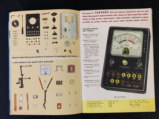 Pubblicità vintage anni '60 Scuola Radio Elettra