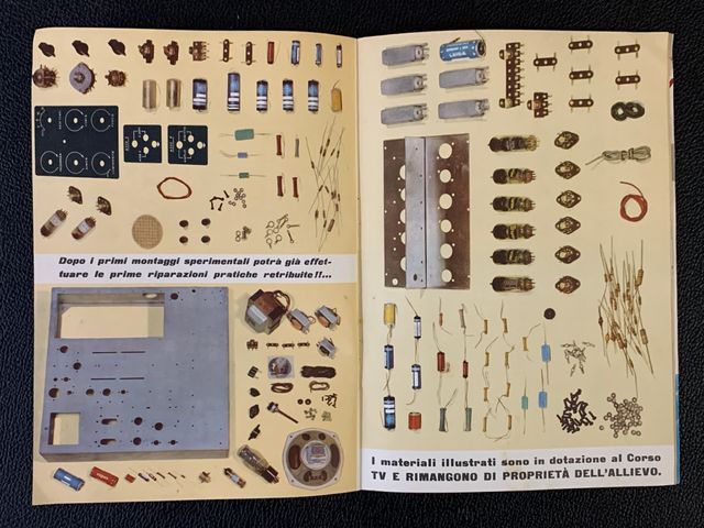 Pubblicità vintage anni '60 Scuola Radio Elettra