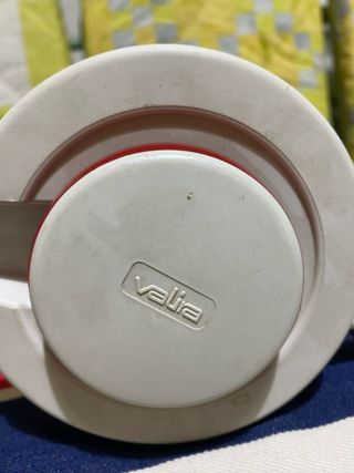 Set 2 Termos Vintage Años 80 Rojo y Blanco