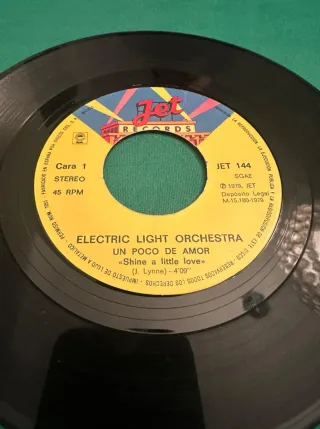 Vinilo 7" Electric Light Orchestra