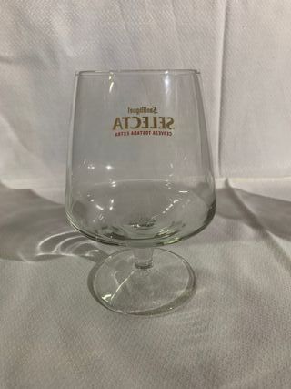 2 Bicchieri di Birra San Miguel Selecta Tostata