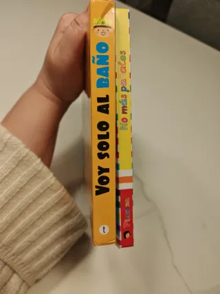 Pack libros voy solo al baño y no más pañales