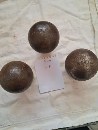 Bolas de petanca metálicas marca OBUT