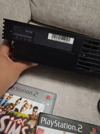 Consola PlayStation 2 Negra + Juegos y Mando