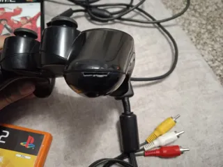 Consola PlayStation 2 Negra + Juegos y Mando