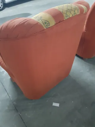 ' Sillón naranja de una plaza