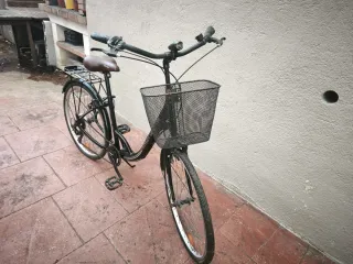 Bicicleta de paseo  B-PRO urbano Life 26 Negra