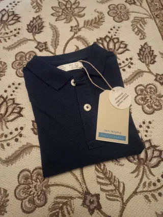 Polo Zara niño azul marino Talla 2/3