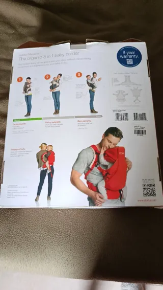 Portabebés Stokke MyCarrier Rojo