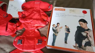 Portabebés Stokke MyCarrier Rojo