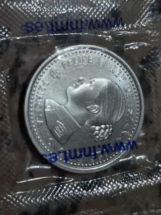 Moneda Plata 40 Euro Crucero Instrucción