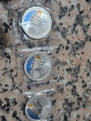 Moneda Plata 40 Euro Crucero Instrucción