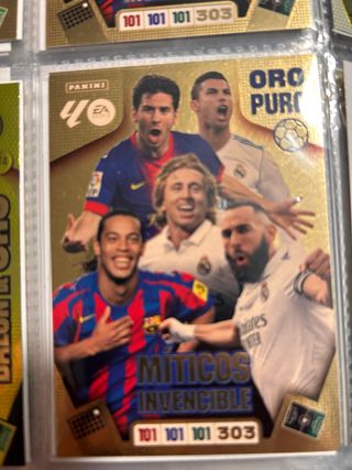 Cromo Adrenalyn XL Panini Oro Puro