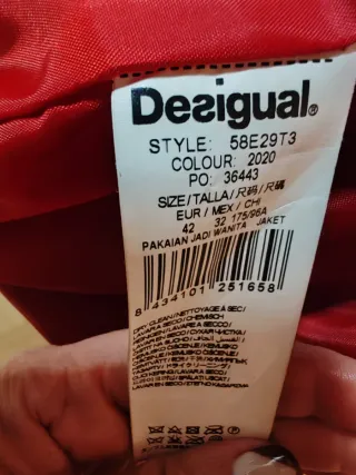 Trenca Desigual Mujer