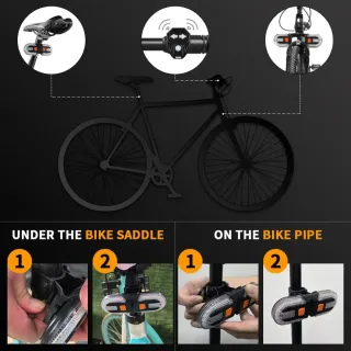 Luz Trasera Bicicleta con Señales