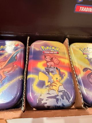SIN ABRIR Caja 5 Latas Pokémon 🇪🇸