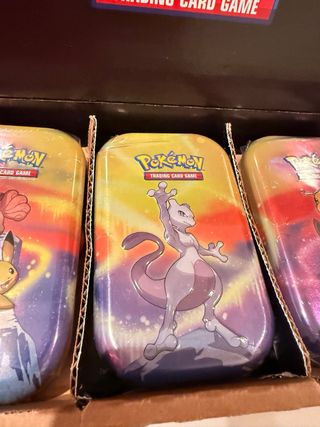 SIN ABRIR Caja 5 Latas Pokémon 🇪🇸