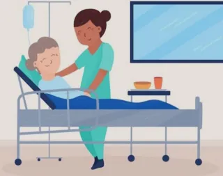 Cuidadora en Hospital