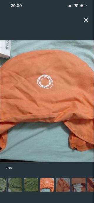 Capota Bugaboo Bee 3 Naranja