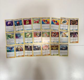 23 Cartas Entrenador Pokémon Reales