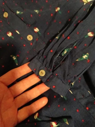 Blusa Lefties Estampada Pájaros Talla S