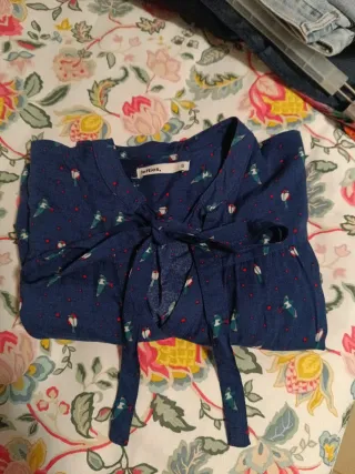 Blusa Lefties Estampada Pájaros Talla S